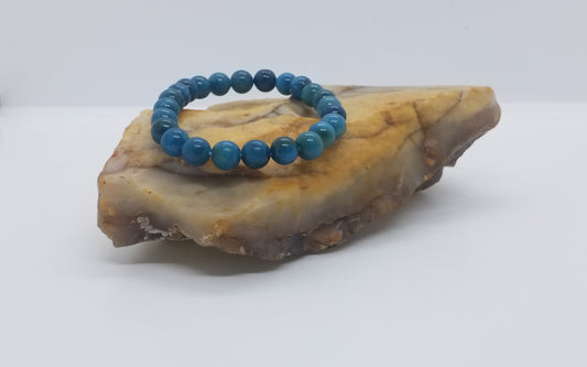 Blue Apatite Bracelet 8mm