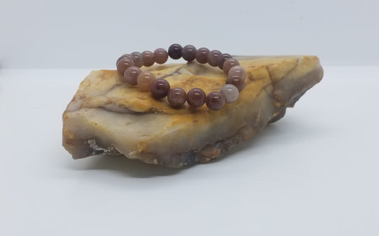 Strawberry Quartz Bracelet 8mm
