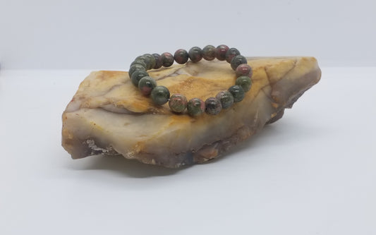 Unakite Bracelet 8mm