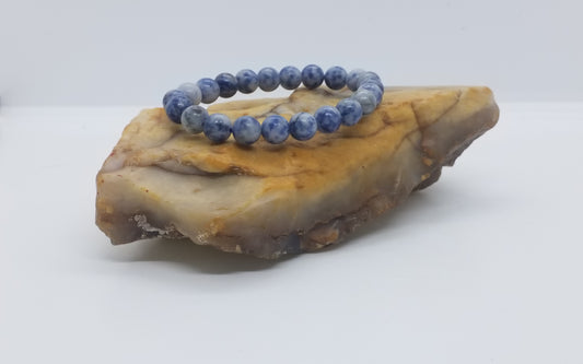 Blue Dot Bracelet 8mm