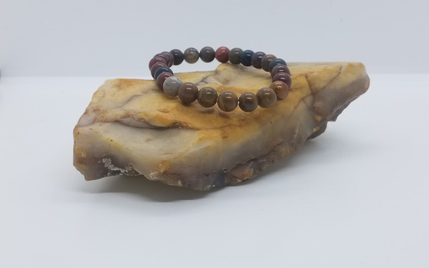 Indian Agate Bracelet 8mm