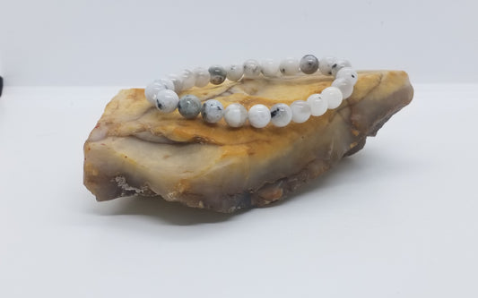 Rainbow Moonstone Bracelet 8mm