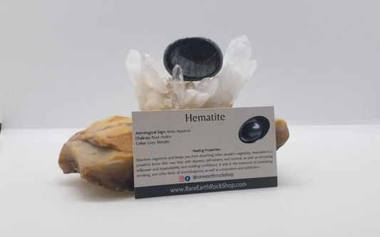 Hematite Worry Stone