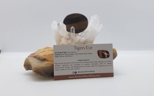 Tigers Eye Worry Stone