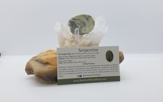 Serpentine Worry Stone