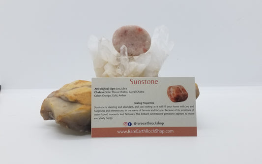 Sunstone Worry Stone