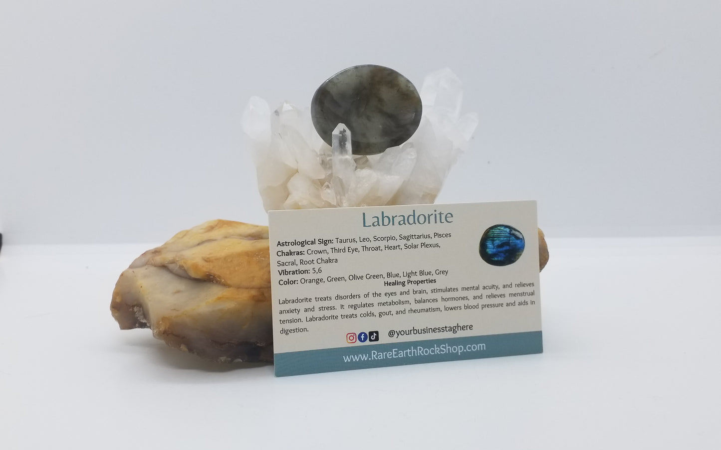 Labradorite Worry Stone