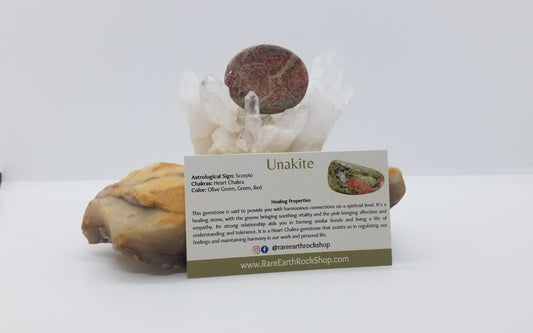 Unakite Worry Stone