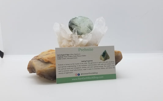 Prehnite Worry Stone