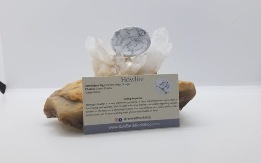 Howlite Worry Stone