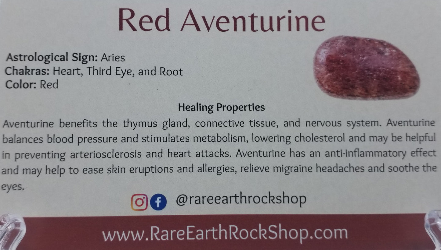 Red Aventurine Tumbled Stone