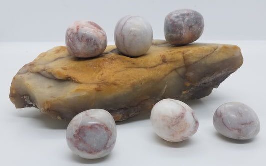 Red Web Jasper Tumbled Stone