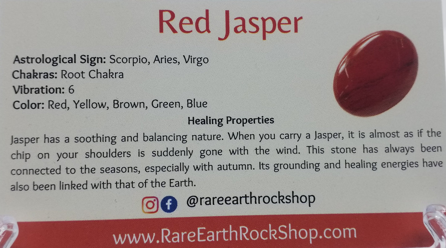 Red Jasper Tumbled Stone