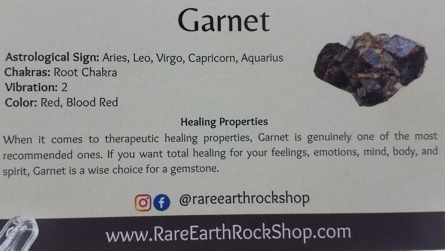 Garnet Tumbled Stone