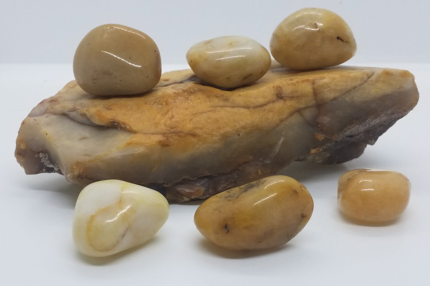 Yellow Jasper Tumbled Stone
