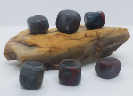 Blood Stone Tumbled Stone