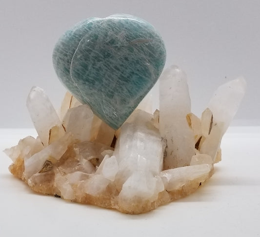 Amazonite Heart
