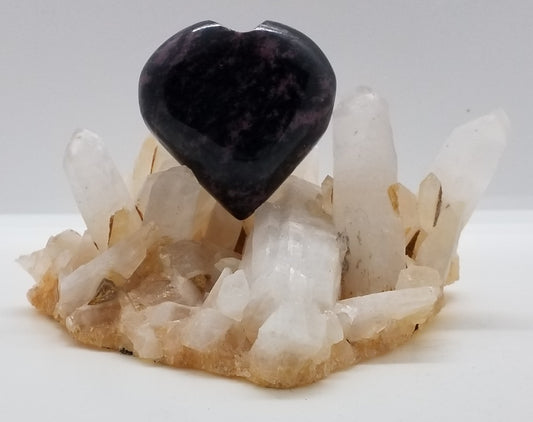 Rhodochrosite Heart