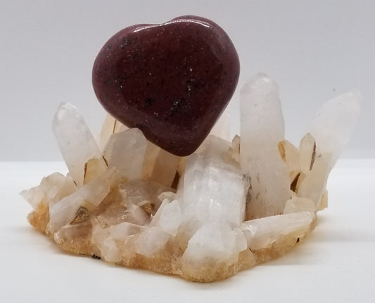 Red Jasper Heart