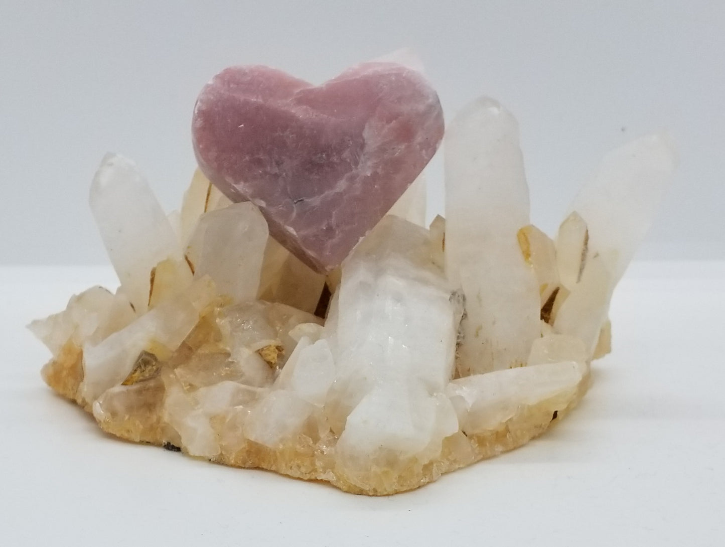 Pink Opal Heart