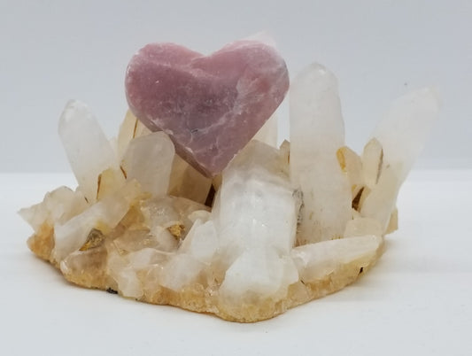Pink Opal Heart