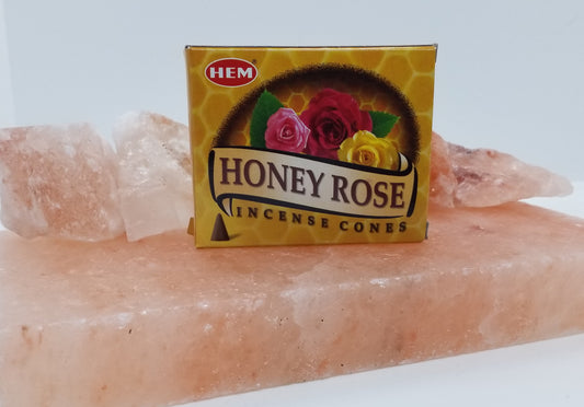 Honey Rose Incense Cones