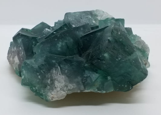 Green Fluorite Mineral Specimen #5.    6"W x4"D x 2" H