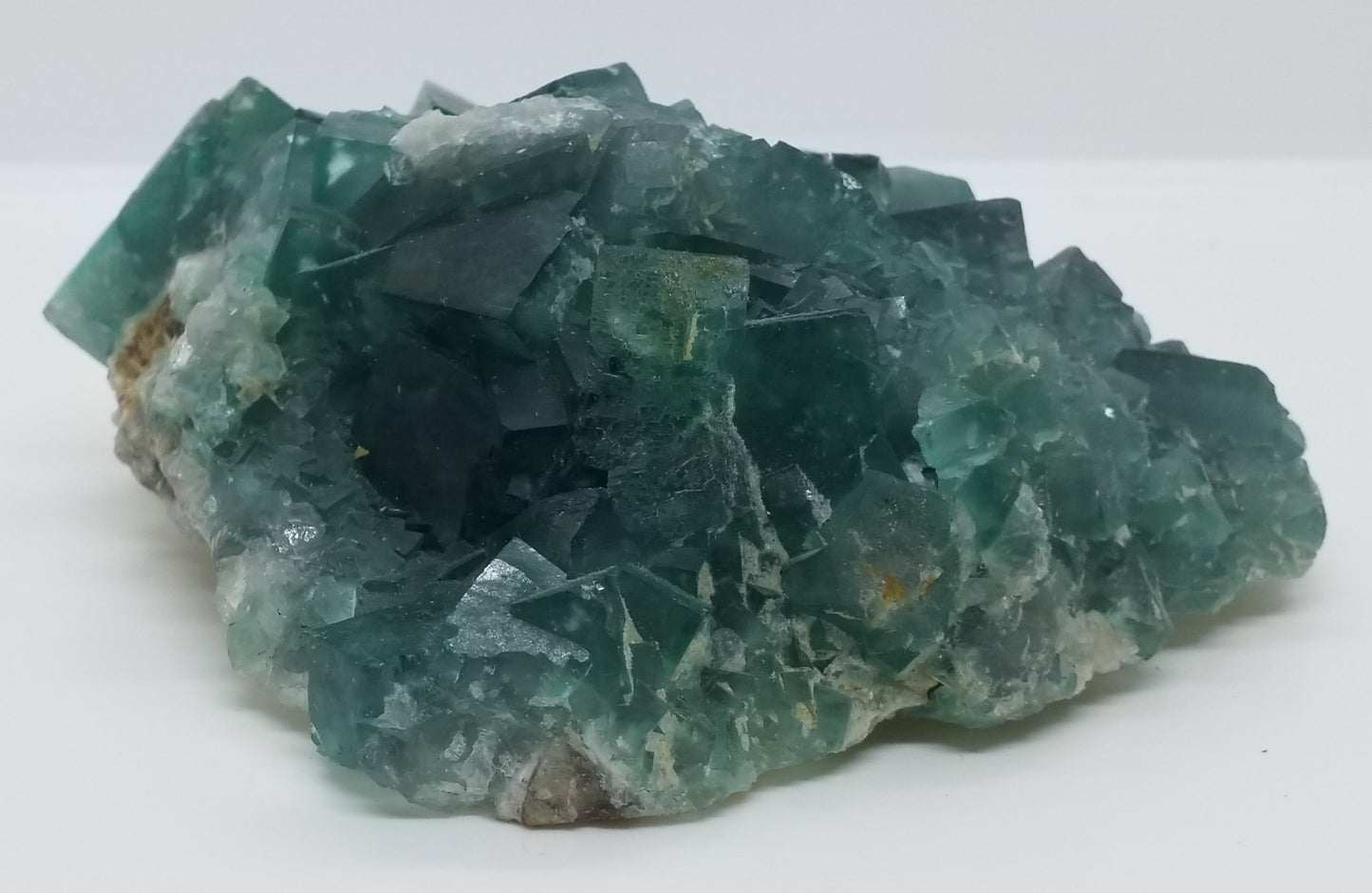 Green Fluorite Mineral Specimen #5.    6"W x4"D x 2" H