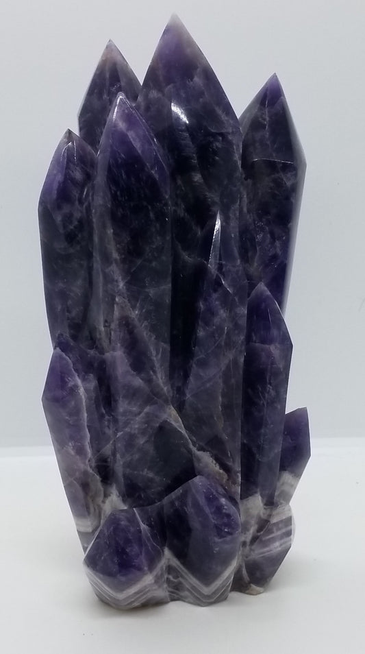 Amethyst Carved Crystal  10"H x 5"W