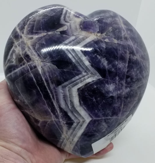 Large Amethyst Heart #2. 10.20 lbs