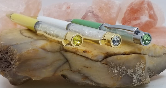 Gemstone pens