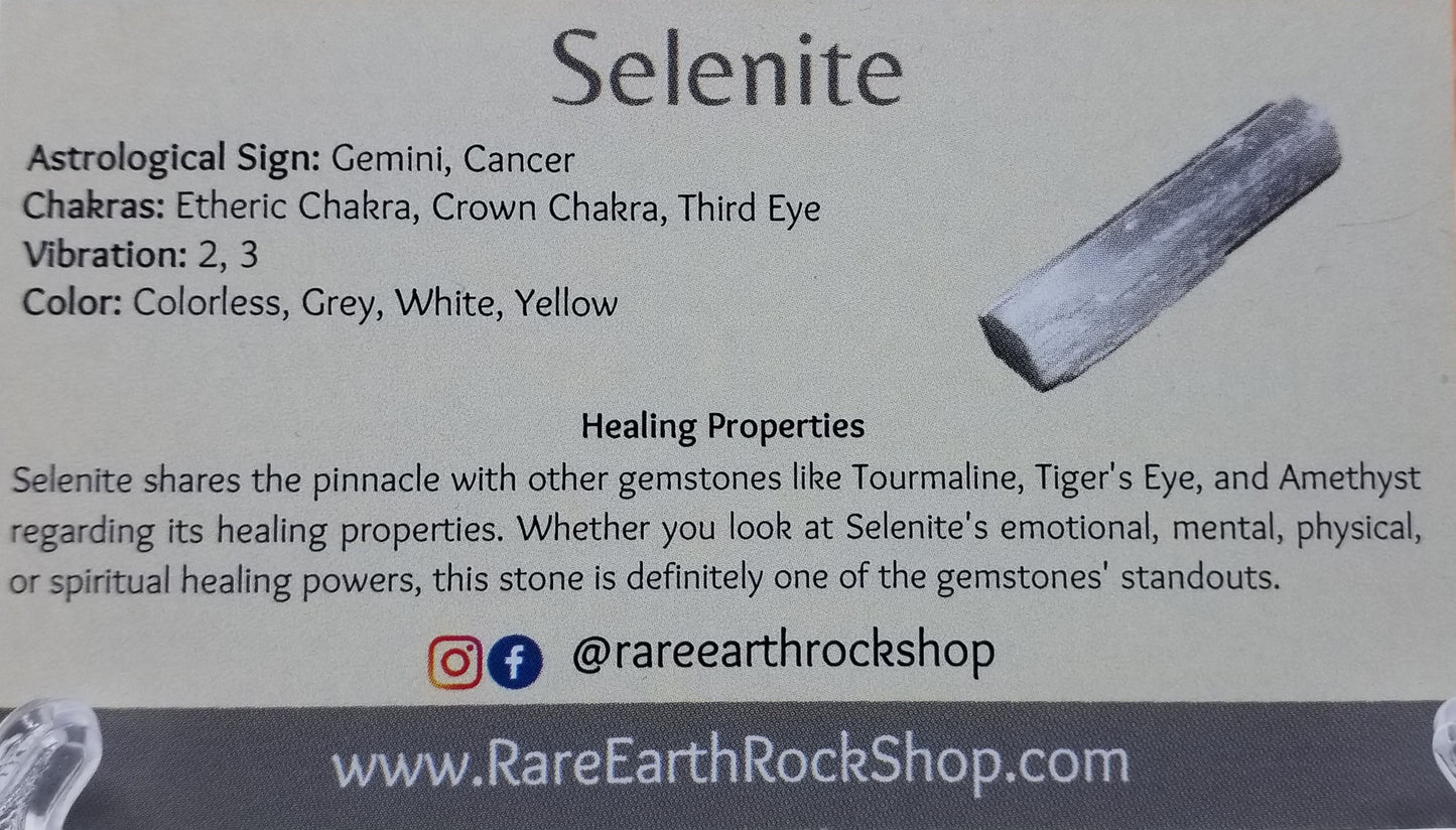 Selenite Flame #19