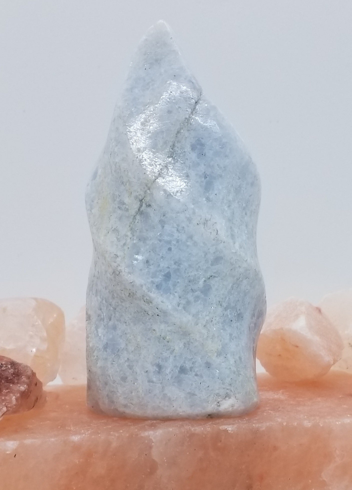 Blue Celestite Flame #37