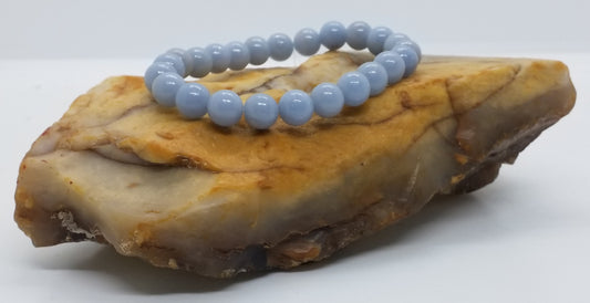 Angelite 8mm Bracelet