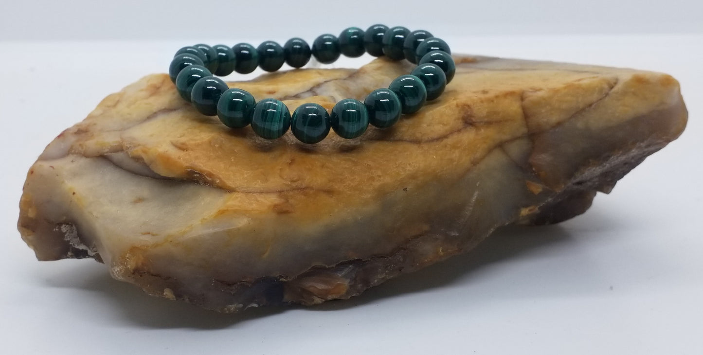 Natural Malachite Bracelet 8mm