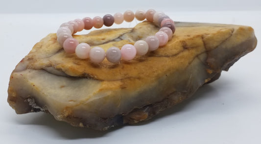 Pink Opal Bracelet 8mm