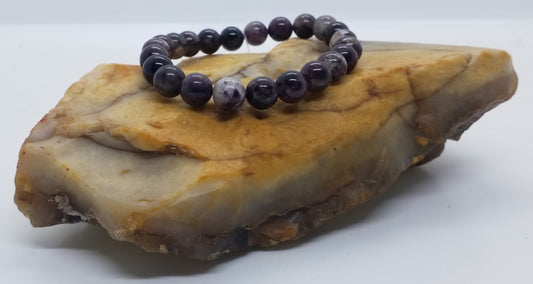 Plum Blossom Tourmaline Bracelet 8mm