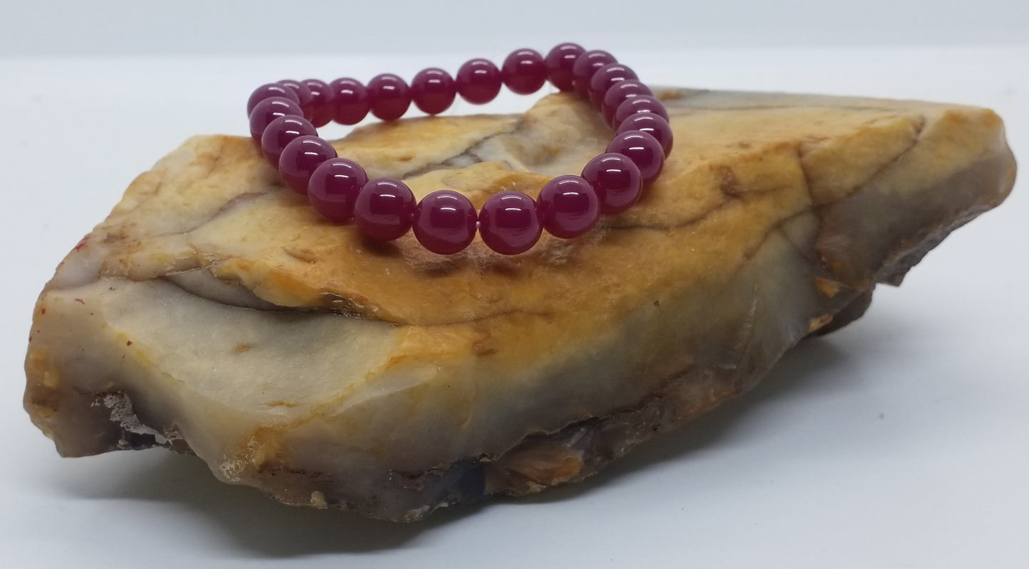 Ruby Bracelet 8mm