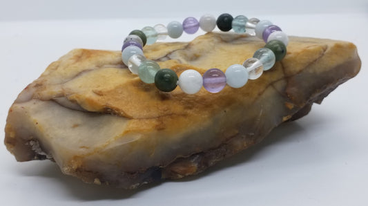 Zodiac Specific Stone Bracelet (Pices) 8mm