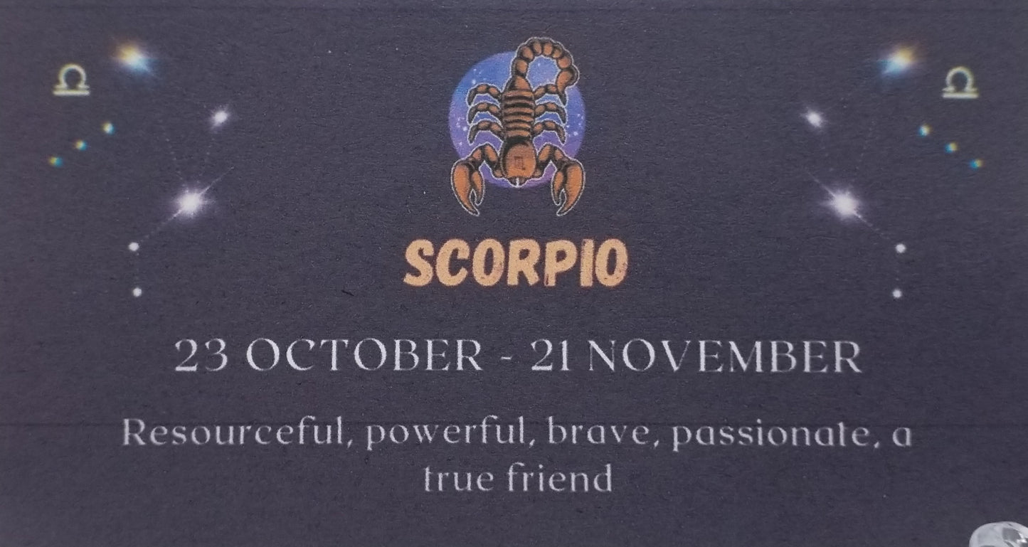 Zodiac Specific Stone Bracelet (Scorpio) 8mm