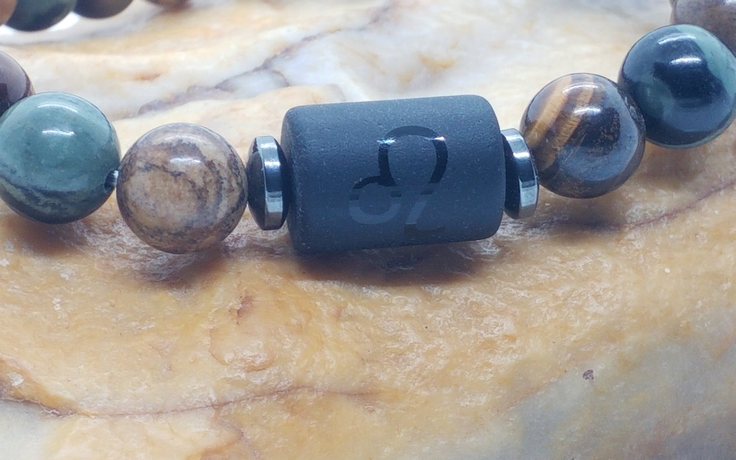 Zodiac Symbol Bracelet Leo 8mm
