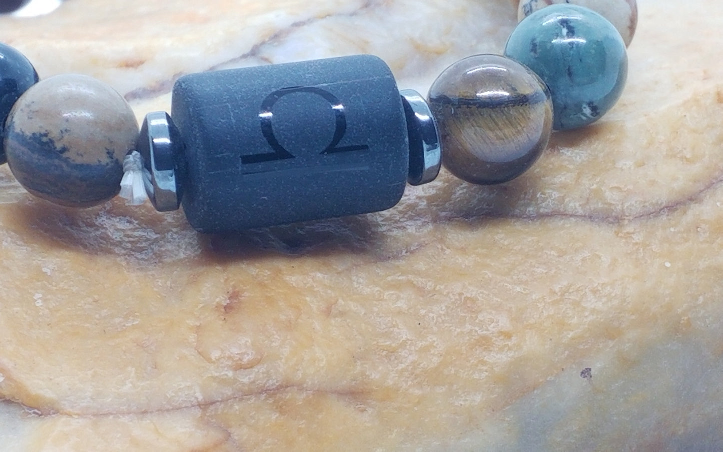 Zodiac Symbol Bracelet Libra 8mm