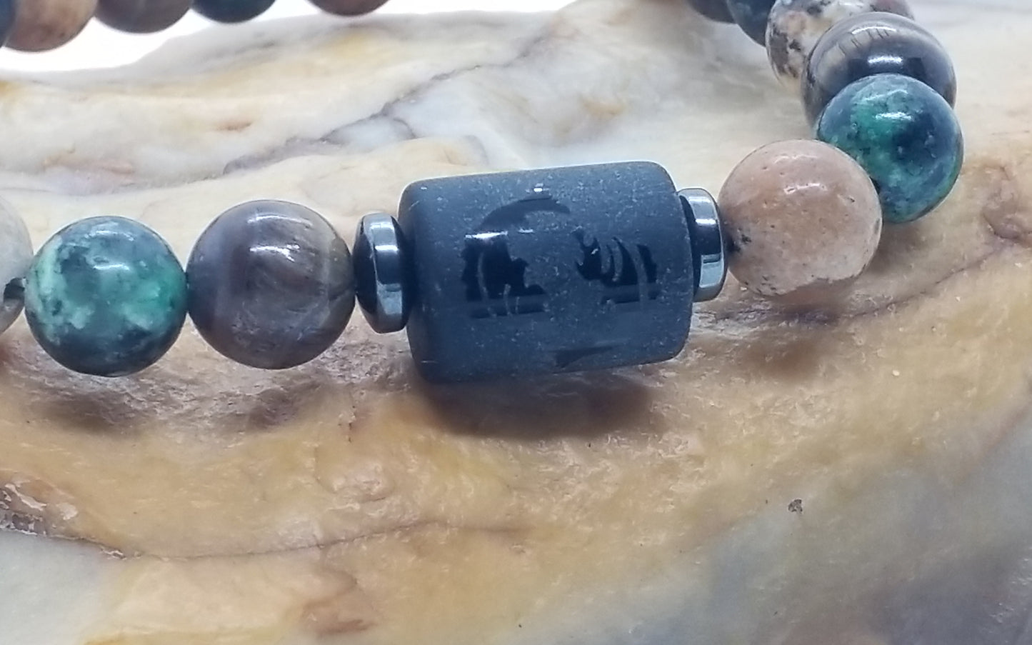 Zodiac Symbol Bracelet Pisces 8mm