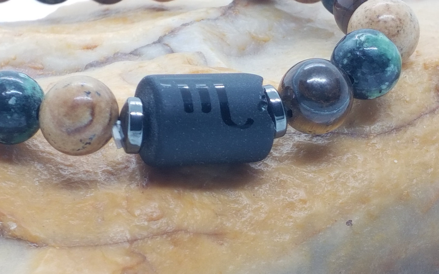 Zodiac Symbol Bracelet Scorpio 8mm