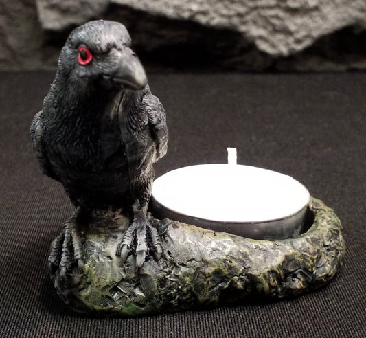 Raven Tea Light Holder