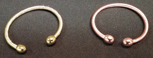 Copper Braid Bracelet with Magnets