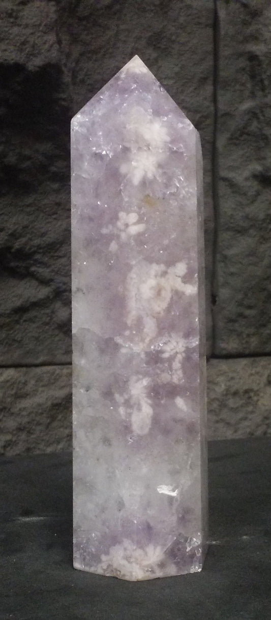 Pink Amethyst Tower # 3. 5.5" tall