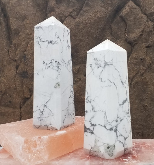 Howlite Obelisk