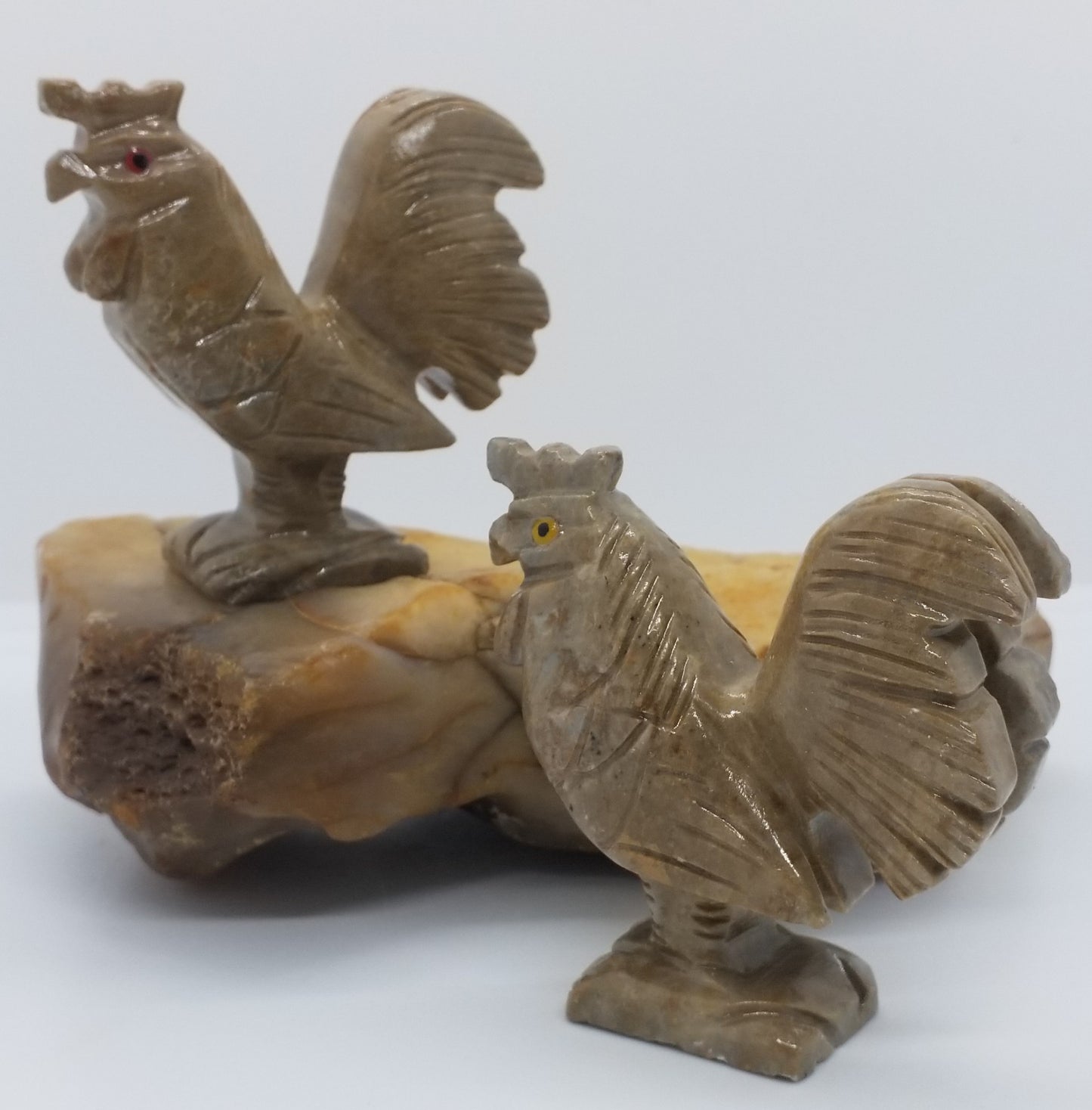 Stone Animal Carving/Rooster