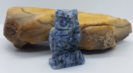 Sodalite Owl 2"